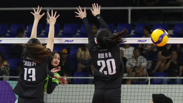 Timnas Voli Putri Indonesia vs Singapura: AVC Challenge Cup 2024