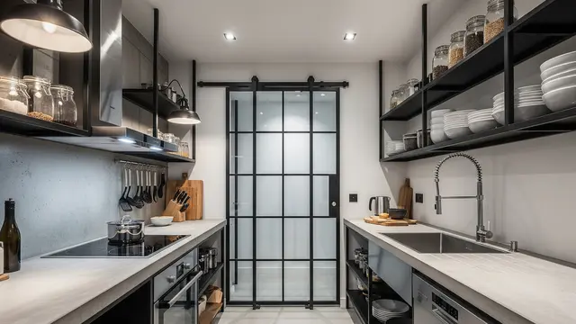 Gallery Kitchen Industrial untuk Ruang Efisien