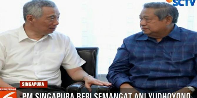 Keakraban PM Singapura Bersama SBY saat Jenguk Ani Yudhoyono