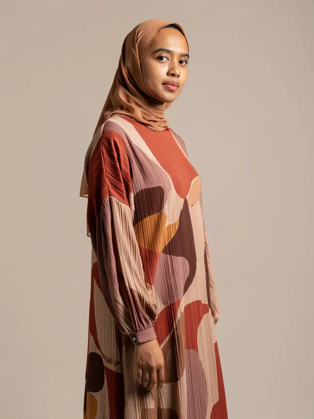 Gamis Crinkle Motif
