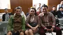 Selain Ramdan Alamsyah, tampak pula mantan istri Farhat Abbas, Regina Andriane Saputri yang datang ke sidang lanjutan tersebut sebagai saksi. Regina akan  memberi kesaksiannya di hadapan majelis hakim. (Nurwahyunan/Bintang.com)