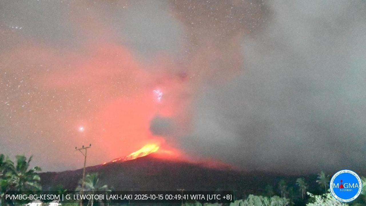 Apakah Enam Gunung Api Erupsi Bersamaan Saling Memicu?