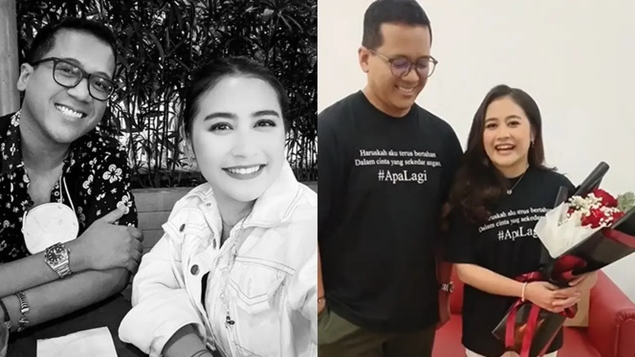 7 Potret Kebersamaan Prilly Latuconsina dan Musisi Andi Rianto yang Rilis Lagu Baru