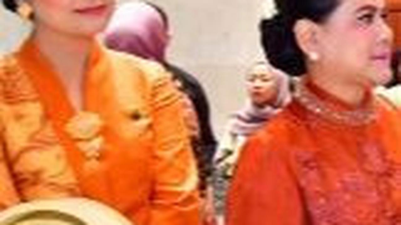 Kini jadi Ibu Menteri, Gaya Elegan Annisa Pohan Dampingi Iriana Jokowi Belanja UMKM, Penampilannya jadi Sorotan