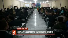 Kader terbaik Nahdlatul Ulama siap membantu pemerintahan Jokowi dan Ma’ruf Amin di kabinet kerja.