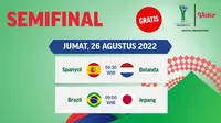 Link Live Streaming Semifinal FIFA World Cup U-20 Women's Costa Rica di Vidio