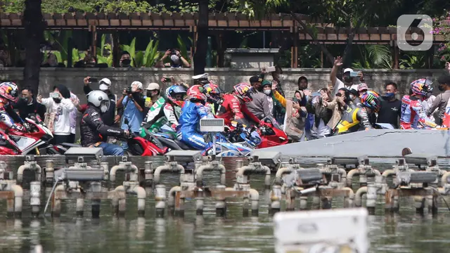 Saat Parade Pembalap MotoGP Mengaspal di Jakarta