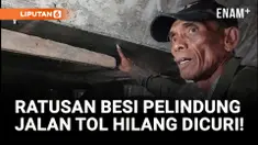 Geger! Ratusan Besi Pelindung Jalan Tol Hilang Dicuri!