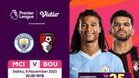 Link Siaran Langsung Premier League 23/24: Man City vs Bournemouth di Vidio. (Sumber: dok .vidio.com)