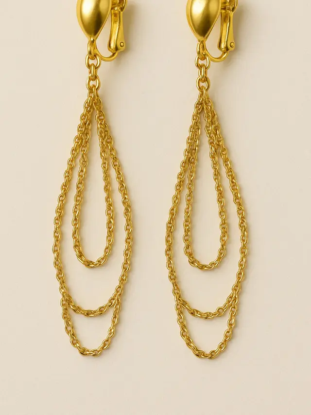 Model Anting Jepit Juntai