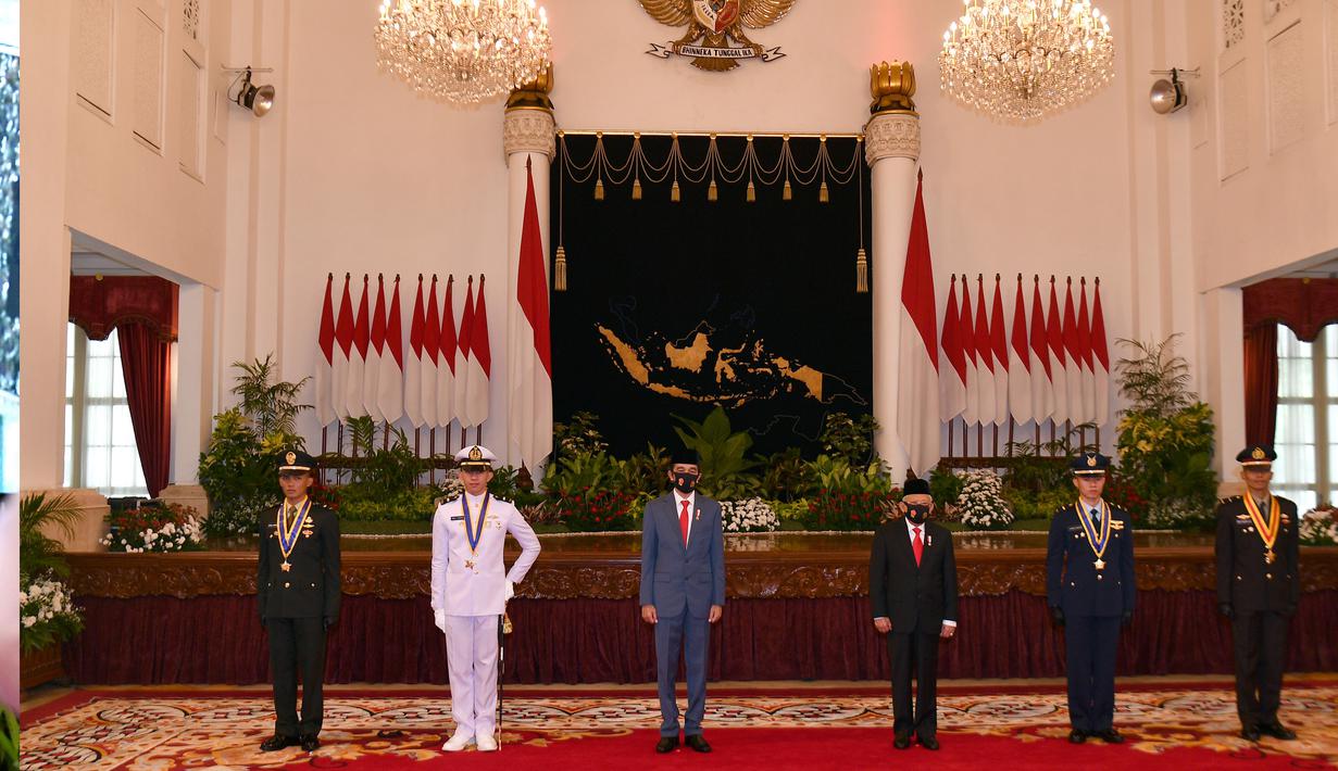FOTO: Prasetya Perwira TNI dan Polri 2020 di Istana Negara - News Liputan6.com