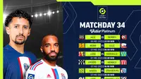 Siaran Langsung Liga Prancis 2022/2023 Matchday 34 di Vidio, 6-8 Mei 2023. (Sumber : dok. vidio.com)