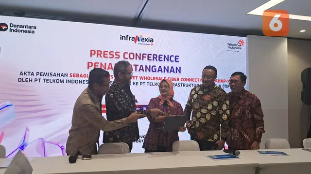PT Telkom Indonesia (Persero) Tbk tandatangani akta pemisahan