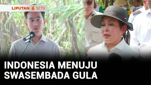  Wapres Gibran Targetkan Indonesia Swasembada Gula Tahun Depan