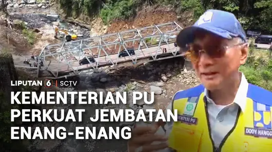 Kementerian PU Perkuat Jembatan Enang-Enang