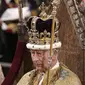 Raja Charles III menjadi raja ke-40, ia juga akan menjadi kepala negara dari 14 negara Persemakmuran.  (Victoria Jones/Pool via AP)