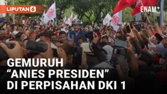 Anies Baswedan Diteriaki Presiden di Pawai Perpisahan DKI 1