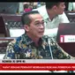 Direktur Utama Holding BUMN Farmasi, PT Bio Farma (Persero) Shadiq Akasya di DPR RI. (Tira/Liputan6.com)