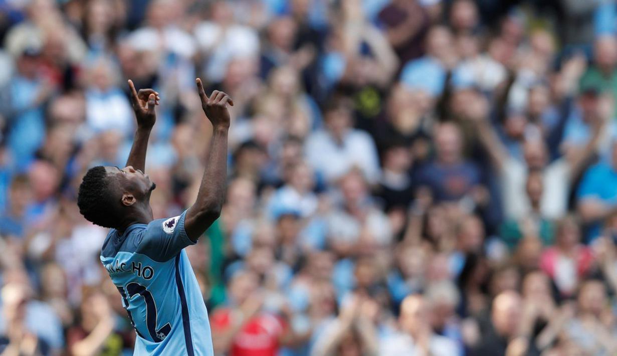 Manchester City menang 4-0 atas Bournemouth dalam laga pekan kelima Premier League di Stadion Etihad, Sabtu (17/9/2016) malam WIB. (Action Images via Reuters/Carl Recine)