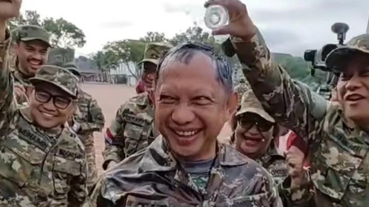Tito Karnavian Ulang Tahun, Basah Kuyub Sampai Dirayakan Kabinet Merah Putih
