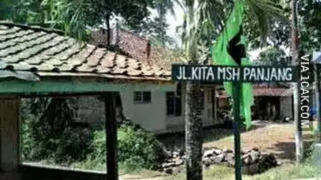 9 Potret Nama Jalan Unik di Indonesia, Malah Bikin Baper