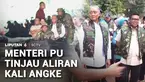 Mengantisipasi banjir di Jabodetabek Menteri Pekerjaan Umum, Dody Hanggodo meninjau aliran kali Angke di Tangerang, Banten. Hasil peninjauan terdapat pendangkalan dan penyempitan aliran sungai yang dikhawatirkan memicu banjir. Kementerian PU akan men...