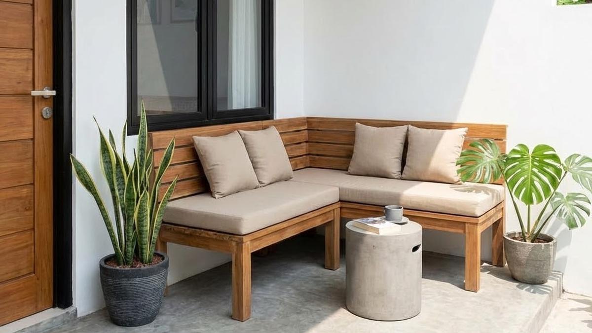 9 Model Teras Rumah 2x1 Meter Muat Bangku, Solusi Lahan Sempit Estetik