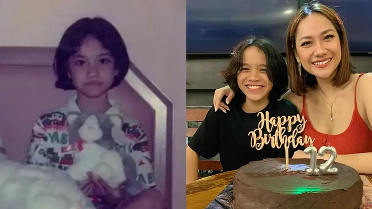 6 Potret Masa Kecil Bunga Citra Lestari, Bak Pinang Dibelah Dua dengan Noah