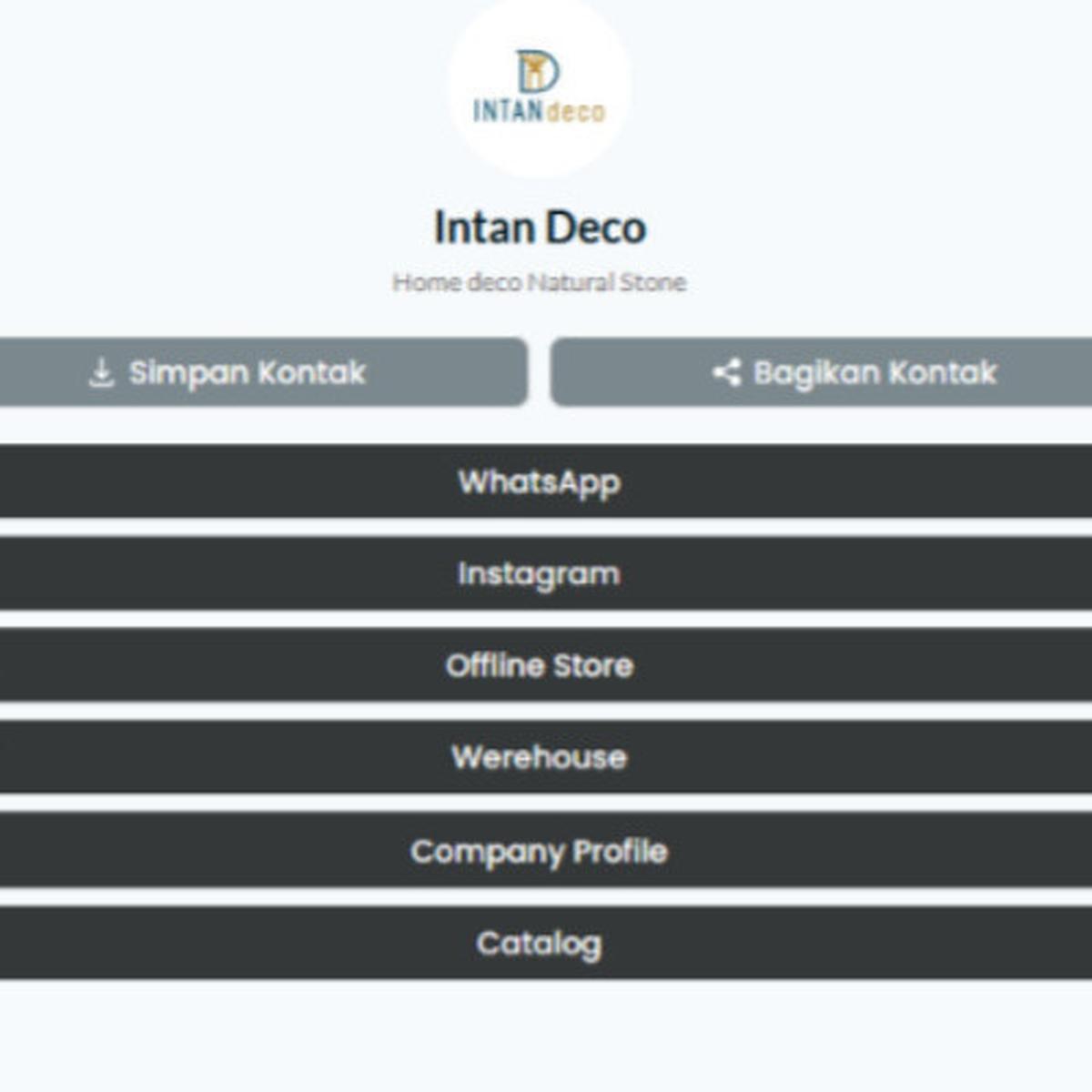 Instagram UMKM Intan Deco