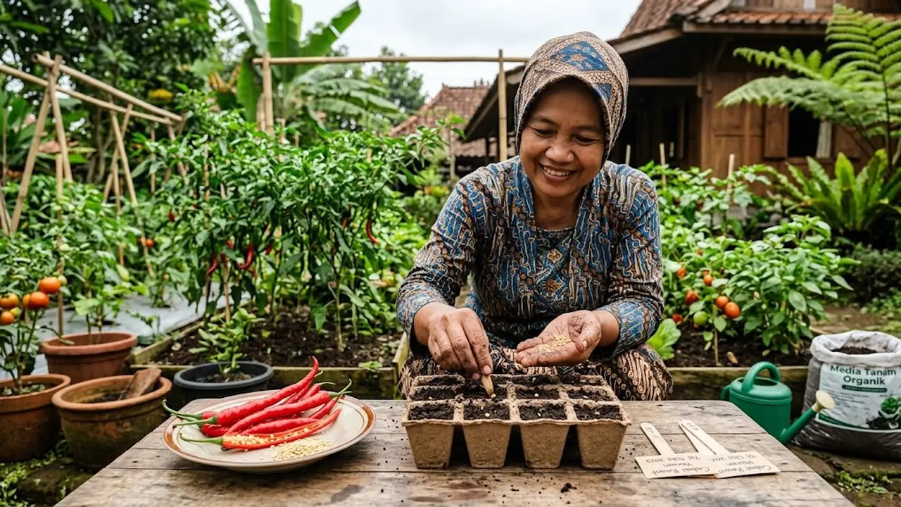 Cara Menanam Cabai dari Biji Buah yang Sudah Matang