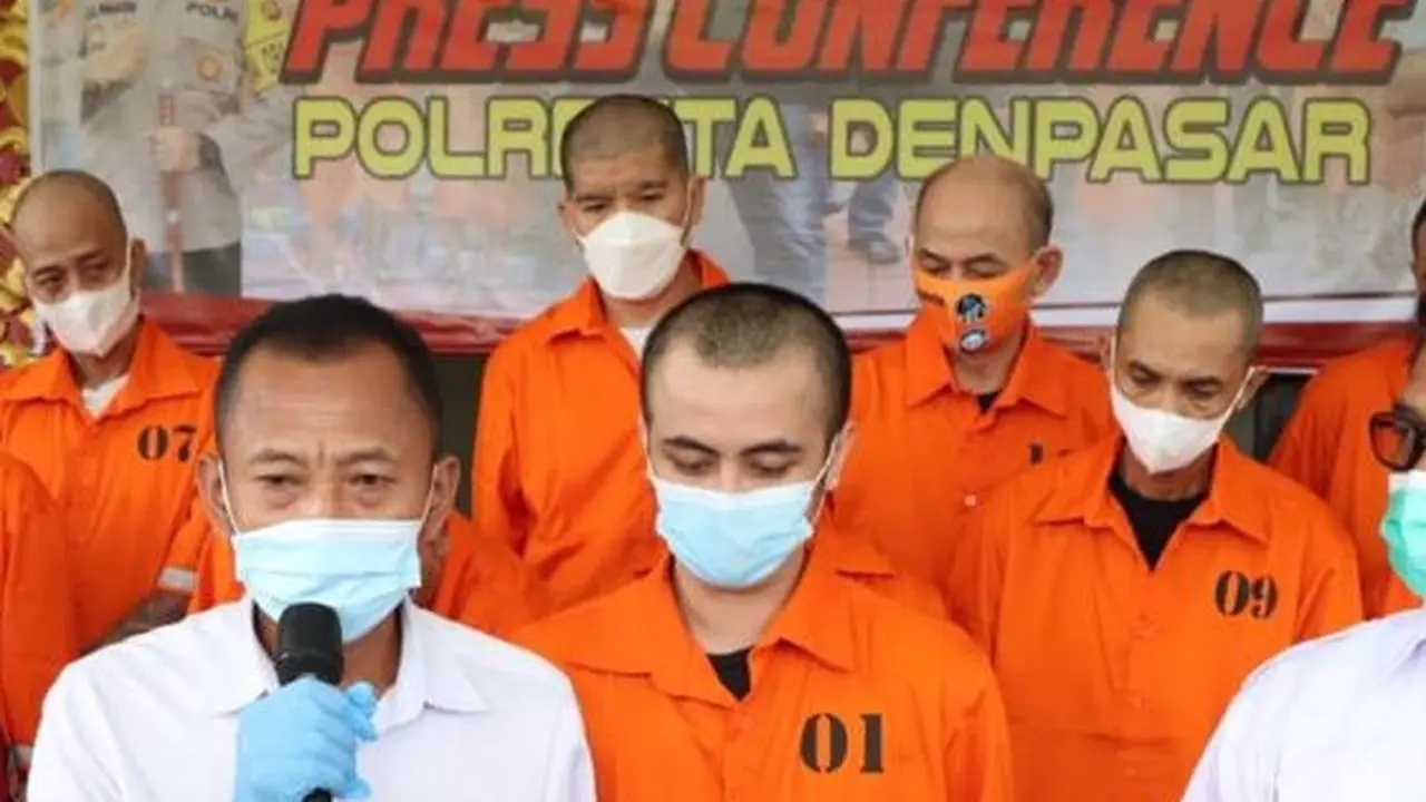 Randa Septian yang diketahui ditangkap Polresta Denpasar, Bali, terkait kasus narkoba (dok. Polresta Denpasar)