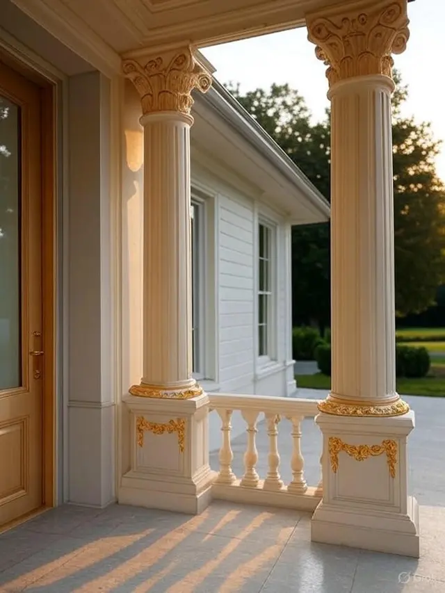 Model Tiang Teras Rumah Mewah