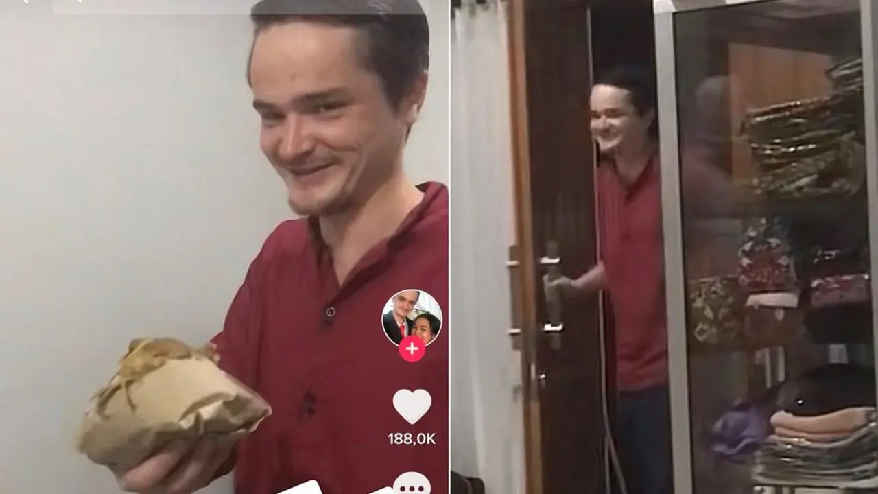 Video Viral suami bule pergi tahlilan