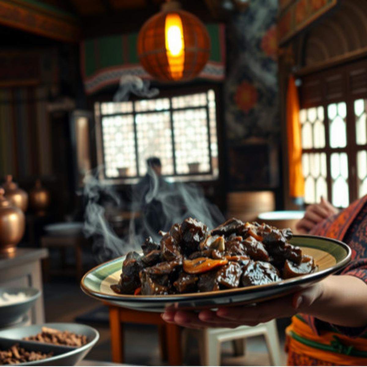 Ilustrasi Rendang Daging Sapi Spesial