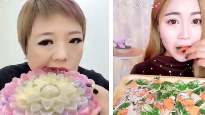 Ice Crunch Video Makan Es Batu Warna Warni Yang Viral Di Medsos