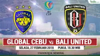 AFC CUP_Global Cebu Vs Bali United (Bola.com/Adreanus Titus)