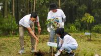 BRI Menanam berlangsung di Lembang, Bandung Barat pada Selasa (11/10).