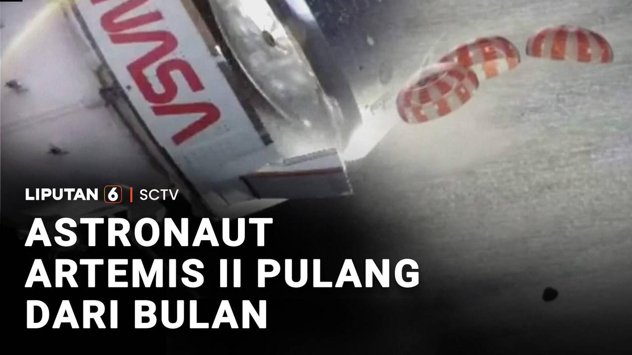 Astronaut Artemis II Pulang dari Bulan