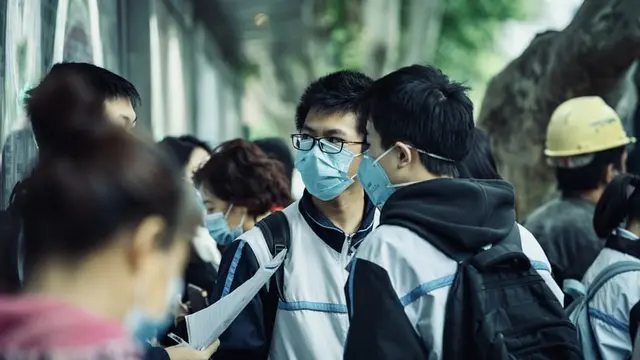 Ilustrasi siswa sekolah di Jepang