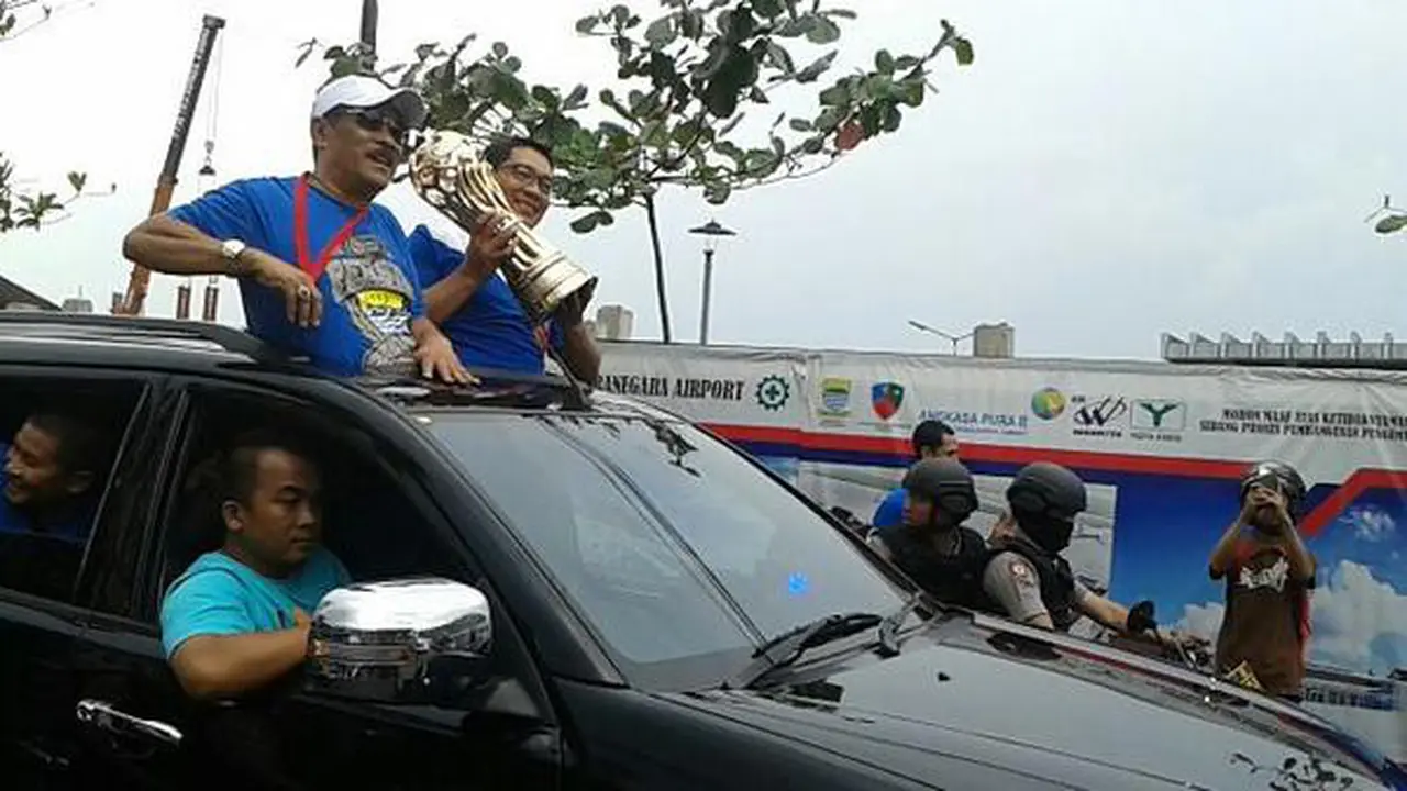 Konvoi kemenangan Persib Bandung