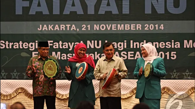 Pesan JK di Konferensi Besar XV Fatayat NU