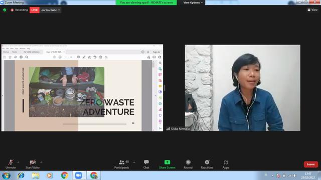 Siska Nirmala BW in Training