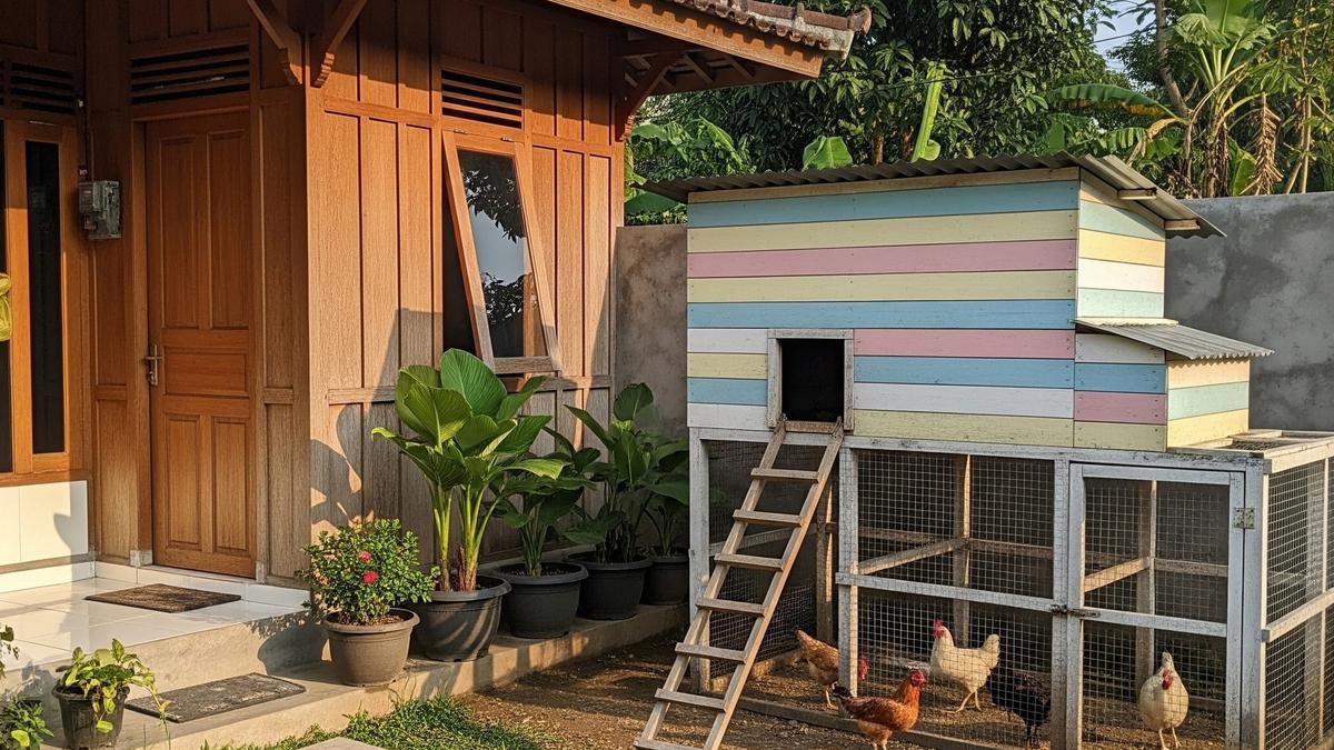 9 Model Kandang Ayam Estetik Ala Farmhouse yang Cocok untuk Rumah Desa