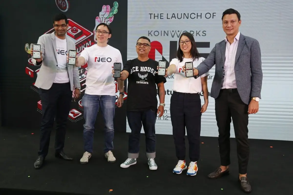 KoinWorks sebagai platform solusi keuangan terpercaya meluncurkan inovasi terbaru bernama KoinWorks NEO, sebuah layanan finansial terintegrasi untuk UKM. (Dok KoinWorks)