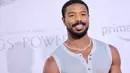 Michael B. Jordan tersenyum saat menghadiri pemutaran perdana "The Lord of the Rings: The Rings of Power" di The Culver Studios di Culver City, California (15/8/2022). The Lord of the Rings: The Rings of Power akan tayang perdana pada 2 September. (Matt Winkelmeyer/Getty Images/AFP)