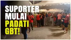 Berita video suasana terkini Stadion Gelora Bung Tomo, Surabaya, yang jadi tempat laga semifinal Piala AFF U-19 2024, antara Timnas Indonesia U-19 vs Malaysia U-19.
