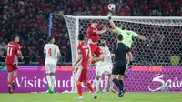 Timnas Indonesia Vs Bahrain pada matchday kedelapan Grup C putaran ketiga kualifikasi Piala Dunia 2026 zona Asia di SUGBK, Jakarta, Selasa (25-3-2025). (Bola.com/Bagaskara Lazuardi)