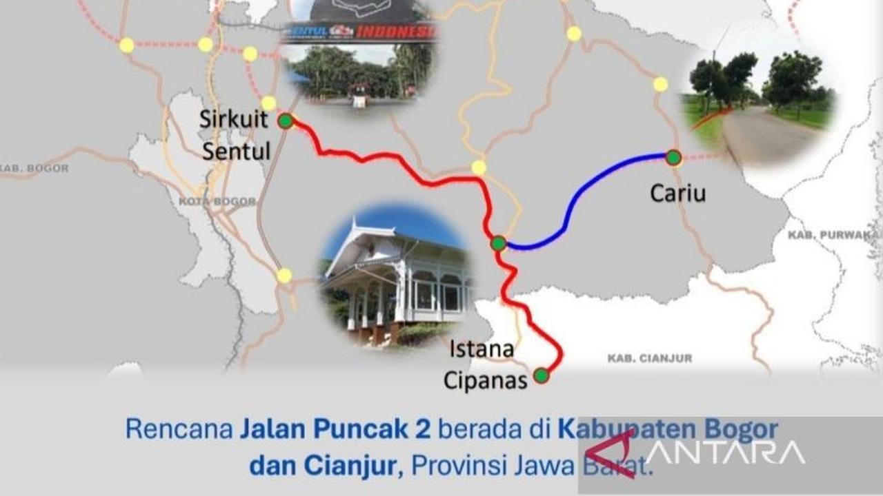 Pembangunan Jalan Puncak II Dilanjutkan 2026, Solusi Kemacetan dan Dongkrak Ekonomi Bogor Timur