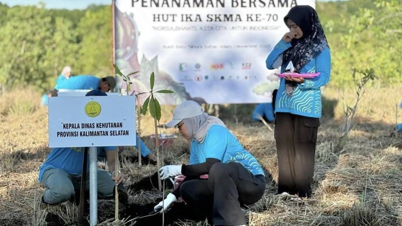 Fakta Unik HUT ke-70 Ika SKMA: Dishut Kalsel dan Alumnus Gencarkan Kolaborasi Rehabilitasi Hutan Kalsel
