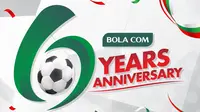 Bola.com berusia 6 tahun pada Rabu (28/4/2021). (Dok Bola.com)